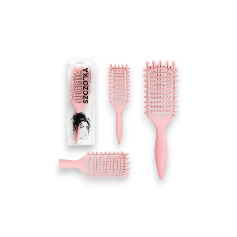 Szczotka do rozczesywania, do suszenia, do masażu włosów kręconych