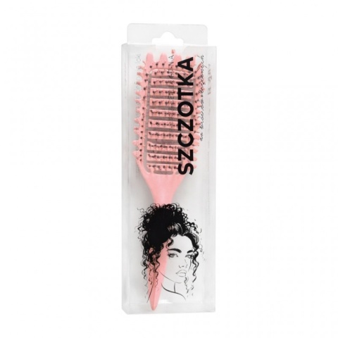 Szczotka do rozczesywania, do suszenia, do masażu włosów kręconych