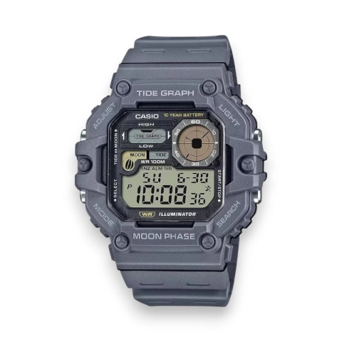 ZEGAREK MĘSKI CASIO Digital Moonphase WS-1700H-8AV + BOX