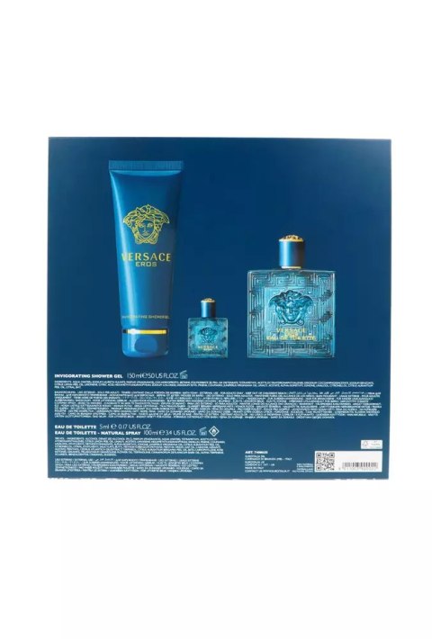 Zestaw Versace Eros Edt 100ml + Shower Gel 150ml + Edt 5ml
