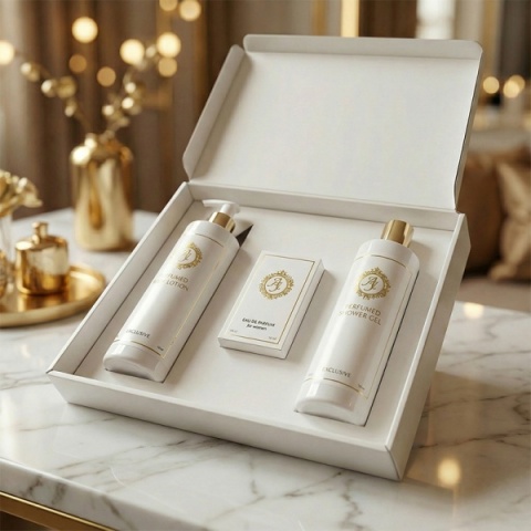 Lancome - La vie est belle | Inspirowany zestaw prezentowy francuskie perfumy, balsam i żel