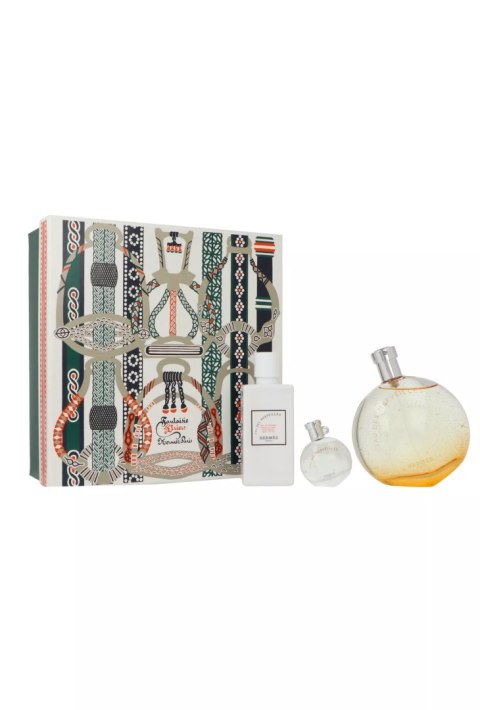 Zestaw Hermes Eau Des Merveilles Edt 100ml + Edt 7,5ml + Body Lotion 80ml