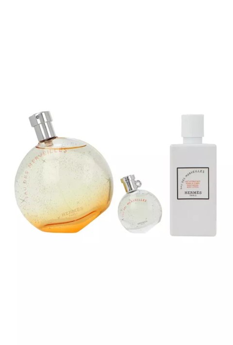 Zestaw Hermes Eau Des Merveilles Edt 100ml + Edt 7,5ml + Body Lotion 80ml