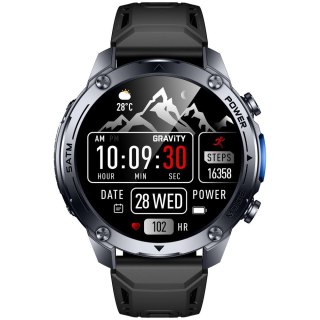 SMARTWATCH MĘSKI GRAVITY GT34-1 - AMOLED, DODATKOWY PASEK (sg060a)