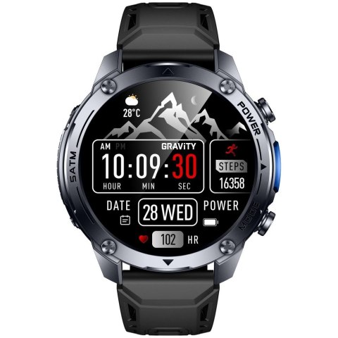 SMARTWATCH MĘSKI GRAVITY GT34-2 - AMOLED, DODATKOWA BRANSOLETA (sg060b)