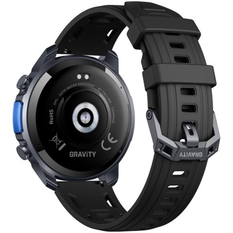 SMARTWATCH MĘSKI GRAVITY GT34-2 - AMOLED, DODATKOWA BRANSOLETA (sg060b)