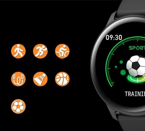 SMARTWATCH UNISEX G. Rossi SW010-5 silver/black (sg005f)
