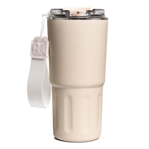 Kubek Termiczny Peterson 600ml – Stal Nierdzewna, Słomka, Ustnik