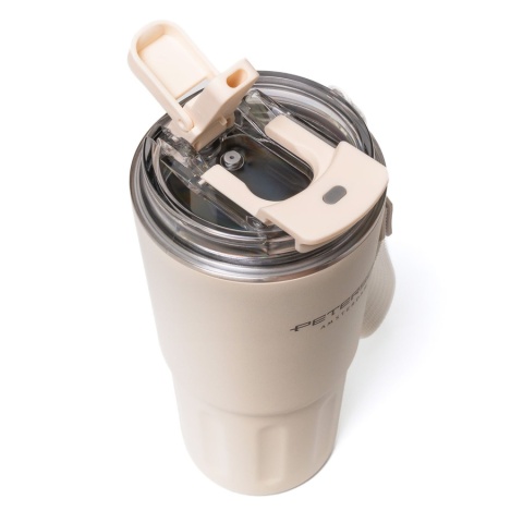 Kubek Termiczny Peterson 600ml – Stal Nierdzewna, Słomka, Ustnik
