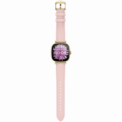 Złoty Smartwatch Damski Gravity GT32-2 – Ekran AMOLED, Rozmowy Bluetooth
