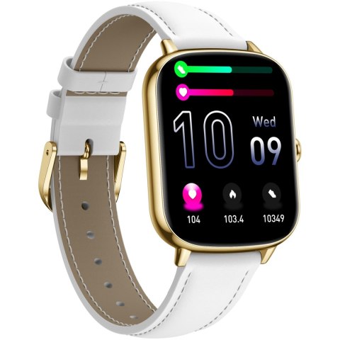 SMARTWATCH DAMSKI GRAVITY GT30-2 - ROZMOWY BLUETOOTH, DODATKOWY PASEK (sg058b)