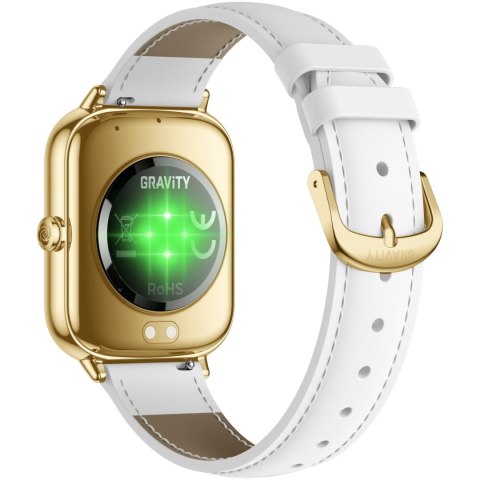 SMARTWATCH DAMSKI GRAVITY GT30-2 - ROZMOWY BLUETOOTH, DODATKOWY PASEK (sg058b)