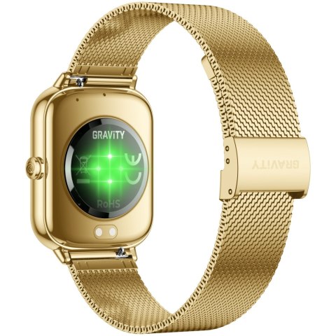 SMARTWATCH DAMSKI GRAVITY GT30-2 - ROZMOWY BLUETOOTH, DODATKOWY PASEK (sg058b)