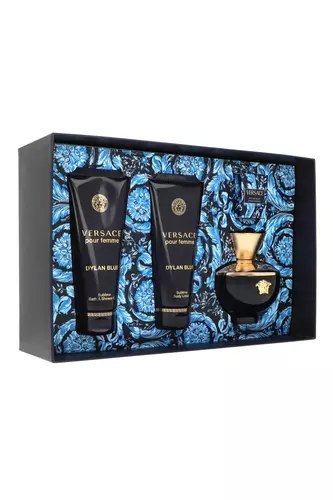 Zestaw Versace Dylan Blue Pour Femme Edp 100ml + Body Lotion 100ml + Shower Gel 100ml + Edp 5ml