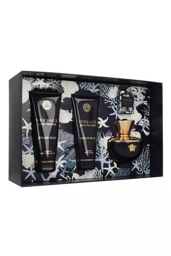 Zestaw Versace Dylan Blue Pour Femme Edp 100ml + Shower Gel 100ml + Body Lotion 100ml + Edp 5ml
