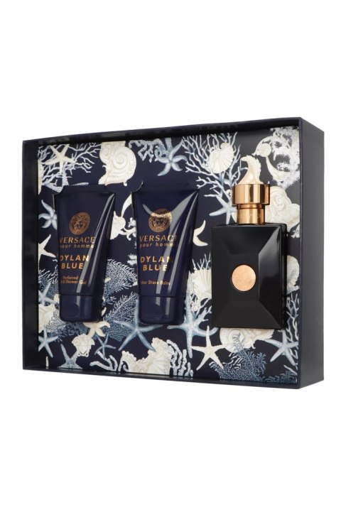 Zestaw Versace Dylan Blue Pour Homme Edt 50ml + Shower Gel 50ml + After Shave Balm 50ml