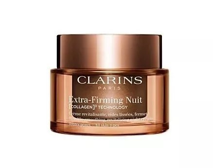 Clarins Extra Firming Nuit Collagen Wrinkle Smoothing Revitalizing Night Cream All Skin Types 50ml