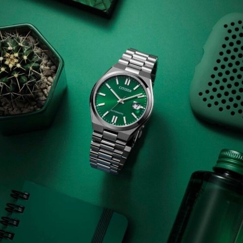ZEGAREK MĘSKI CITIZEN Tsuyosa NJ0150-81X - AUTOMAT SZAFIR