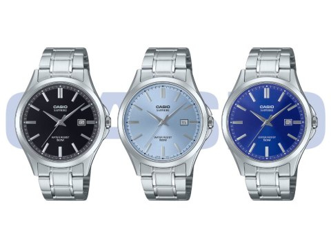 Zegarek Męski Casio MTS-115D-2A1 + BOX (zd292a) SZAFIR