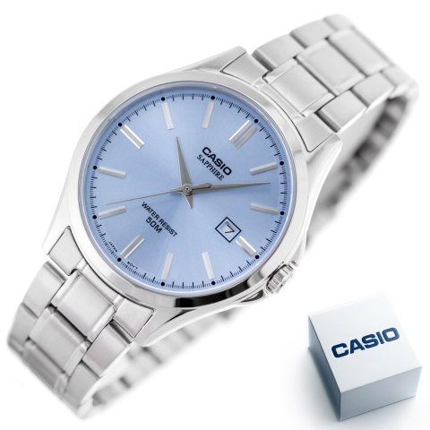 Zegarek Męski Casio MTS-115D-2A2V + BOX (zd292b) SZAFIR