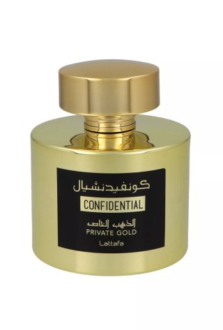 Lattafa Confidential Private Gold Edp 100ml