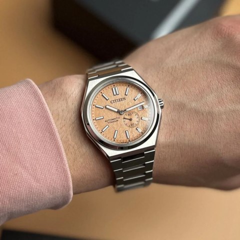 Zegarek męski Citizen Super Titanium Automatic Zenshin NJ0180-80Z