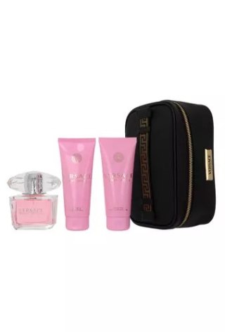 Zestaw Versace Bright Crystal Edt 90ml + Shower Gel 100ml + Body Lotion 100ml + Cosmetics Bag