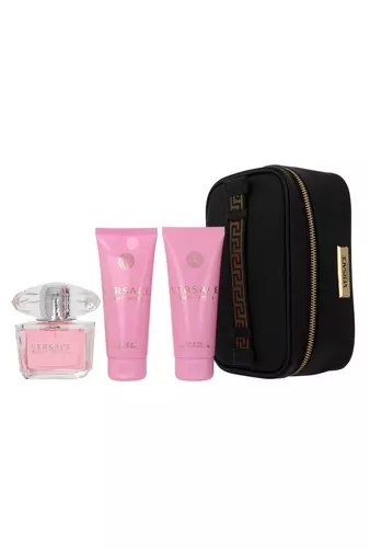 Zestaw Versace Bright Crystal Edt 90ml + Shower Gel 100ml + Body Lotion 100ml + Cosmetics Bag