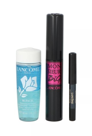 Zestaw Lancome Mascara Monsieur Big Kit 01 10ml + Drama Liqui-Pencil Mini 08 0,5g + Bi-Facil Instant Eye Makeup Remover Mini 30 