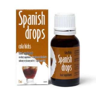 Energetyzujące krople Spanish Drops Cola Kicks o smaku coli 15 ml Cobeco