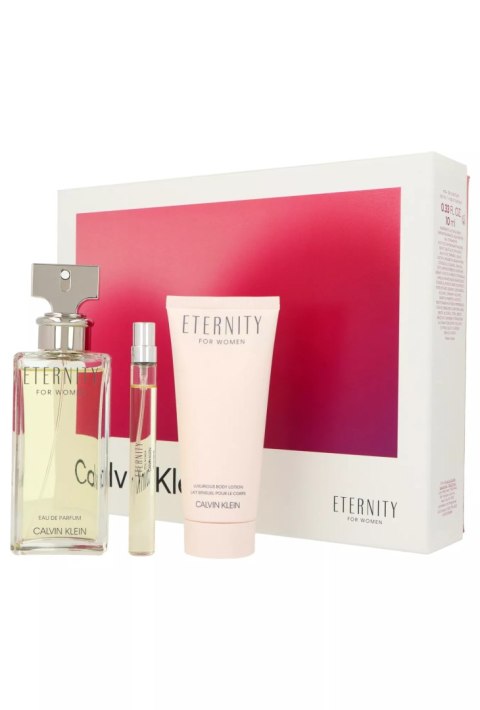 Zestaw Calvin Klein Eternity Women Edp 100ml + Body Lotion 100ml + Edp 10ml