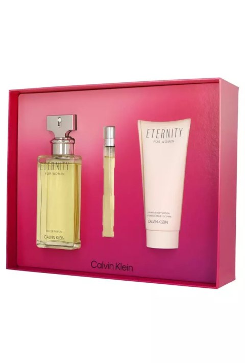 Zestaw Calvin Klein Eternity Women Edp 100ml + Body Lotion 100ml + Edp 10ml