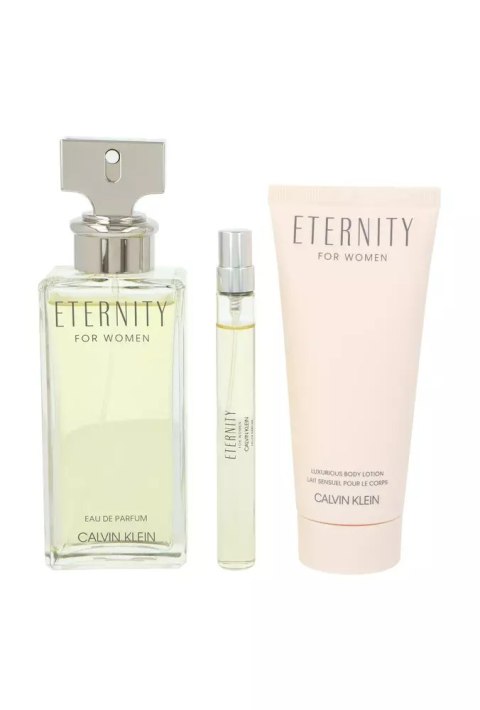 Zestaw Calvin Klein Eternity Women Edp 100ml + Body Lotion 100ml + Edp 10ml