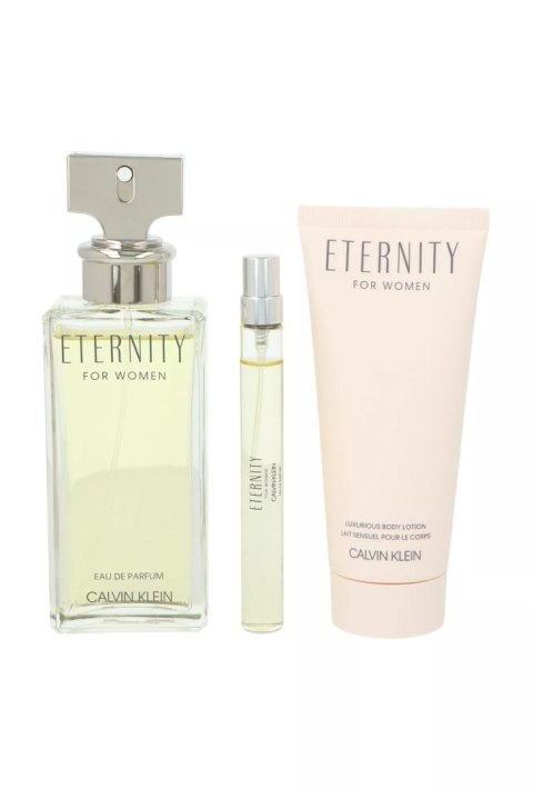 Zestaw Calvin Klein Eternity Women Edp 100ml + Body Lotion 100ml + Edp 10ml