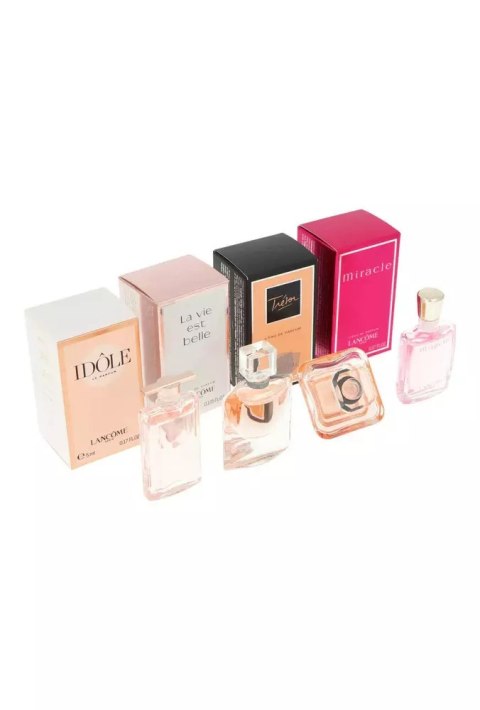 Zestaw Lancome Miniatures Best Of Lancome Fragrances: Tresor Edp 7,5ml + Idole Edp 5ml + La Vie Est Belle Edp 4ml + Miracle Edp 
