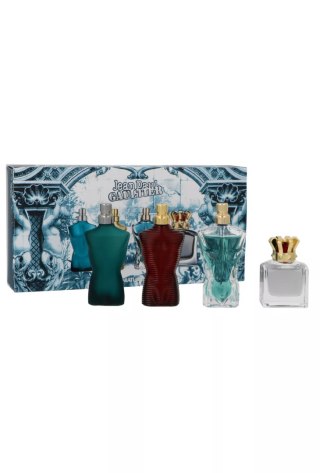 Zestaw Jean Paul Gaultier Miniatures Collection: Le Male Edt 7ml + Le Beau Edt 7ml + Scandal For Him Edt 7ml + Le Male Elixir Pa