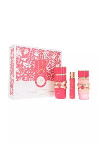 Zestaw Lattafa Yara Candy Edp 100ml + 12ml Edp + Hair Mist 50ml
