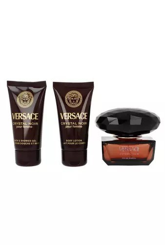 Zestaw Versace Crystal Noir Edp 50ml + Body Lotion 50ml + Shower Gel 50ml
