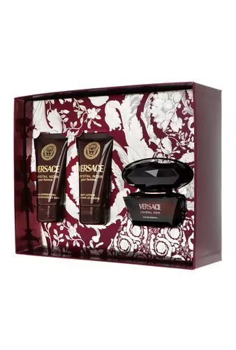 Zestaw Versace Crystal Noir Edp 50ml + Body Lotion 50ml + Shower Gel 50ml