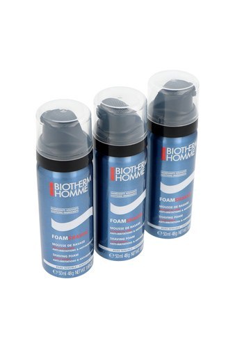 Zestaw Biotherm Travel Trio Sensitive Skin Shaving Foam 3x50ml