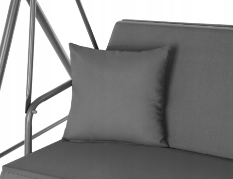 Huśtawka Ogrodowa 3-Osobowa Relax Funfit Garden – Zestaw z Materacem i Poduszkami