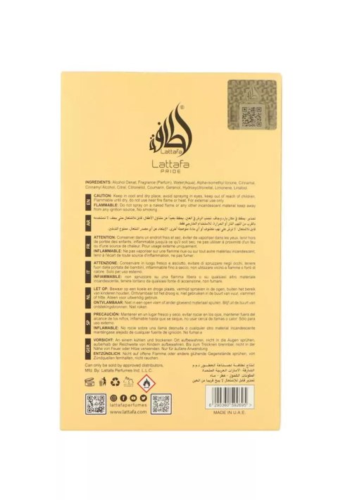 Lattafa Pride Affection Edp 100ml