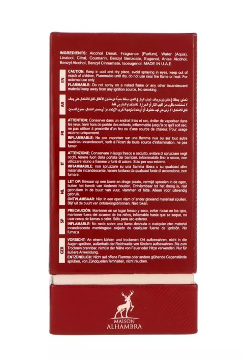 Maison Alhambra Forbidden Love Edp 80ml