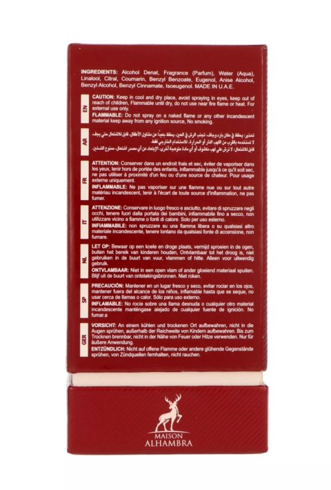 Maison Alhambra Forbidden Love Edp 80ml