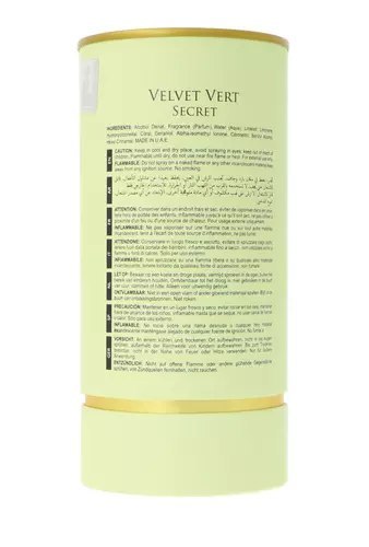 Maison Alhambra Chic Velvet Vert Secret Edp 100ml