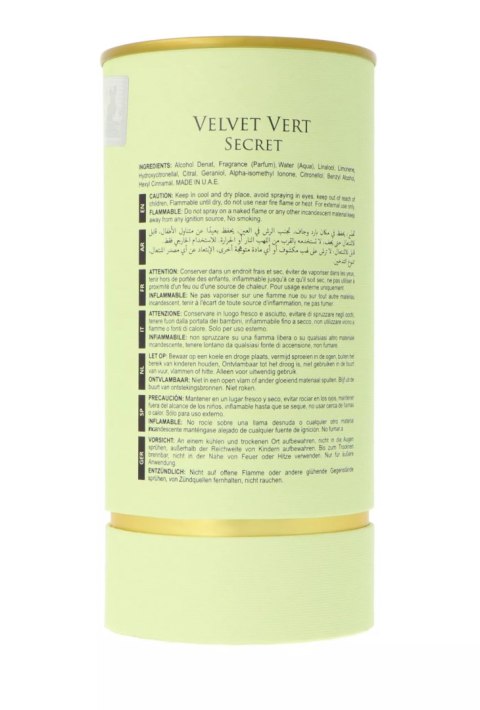 Maison Alhambra Chic Velvet Vert Secret Edp 100ml