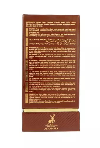 Maison Alhambra Mysterious Amber Edp 80ml