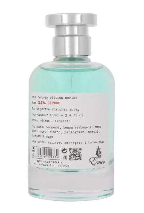 Paris Corner Emir Factory Edition Ultra Citrus Edp 100ml