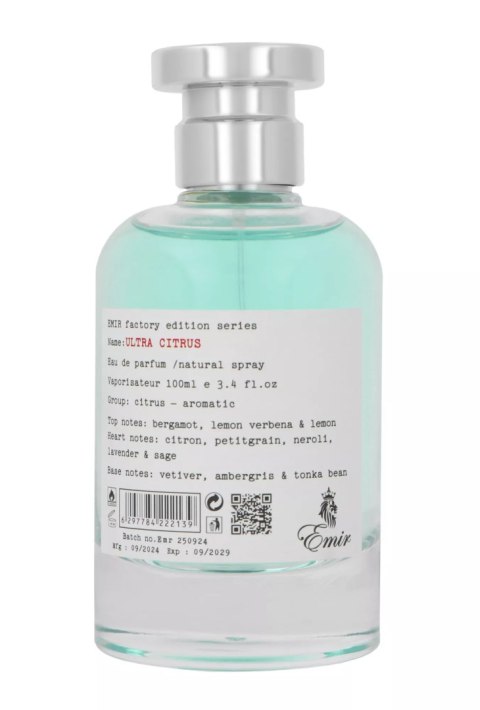 Paris Corner Emir Factory Edition Ultra Citrus Edp 100ml