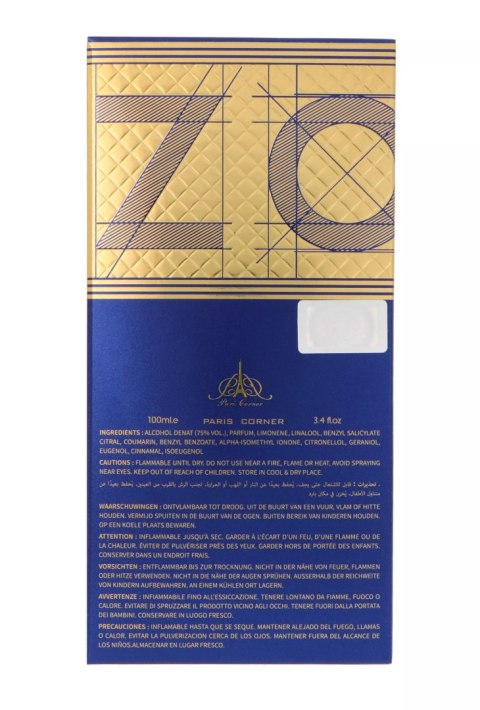Paris Corner Zodiac Stratos Edp 100ml